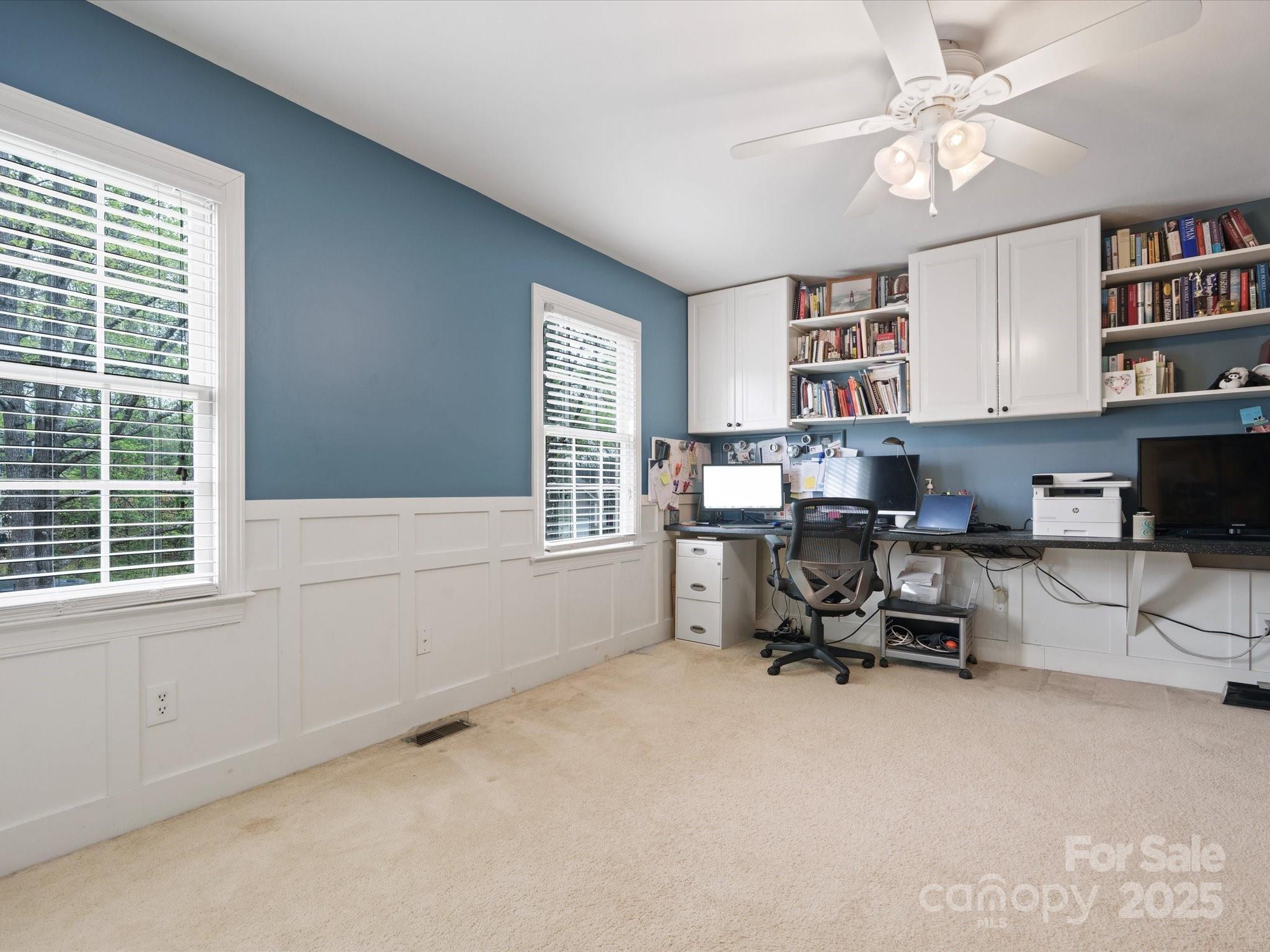 2812 Edgebrook Circle Matthews, NC 28105 - Photo 25 of 46 a workspace with a window and a chair
