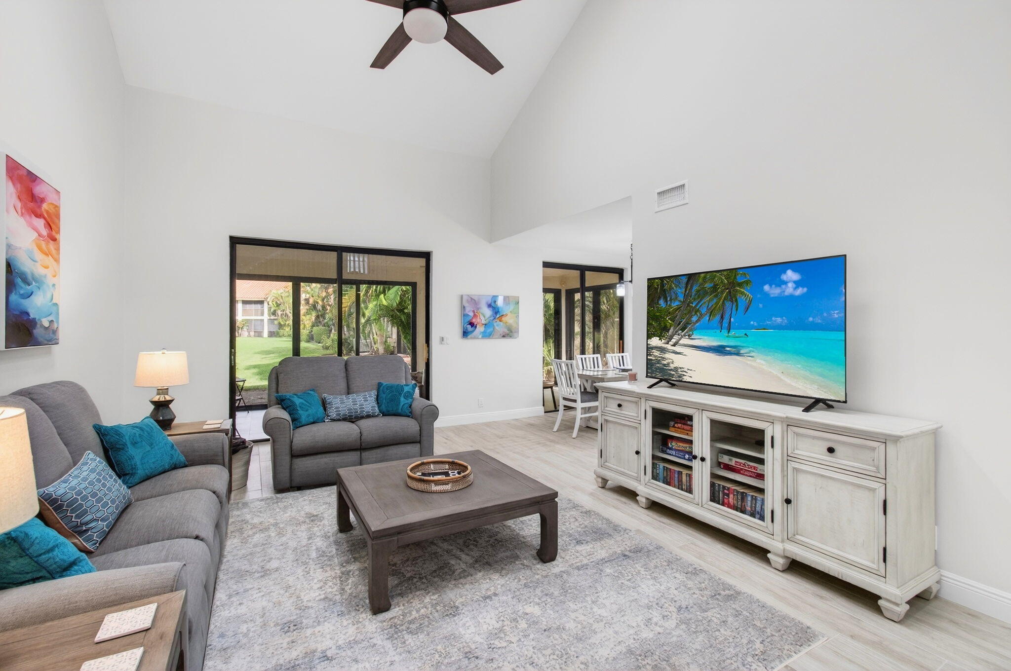 7727 La Mirada Drive Boca Raton, FL 33433 - Photo 15 of 91 a living room with furniture and a flat screen tv