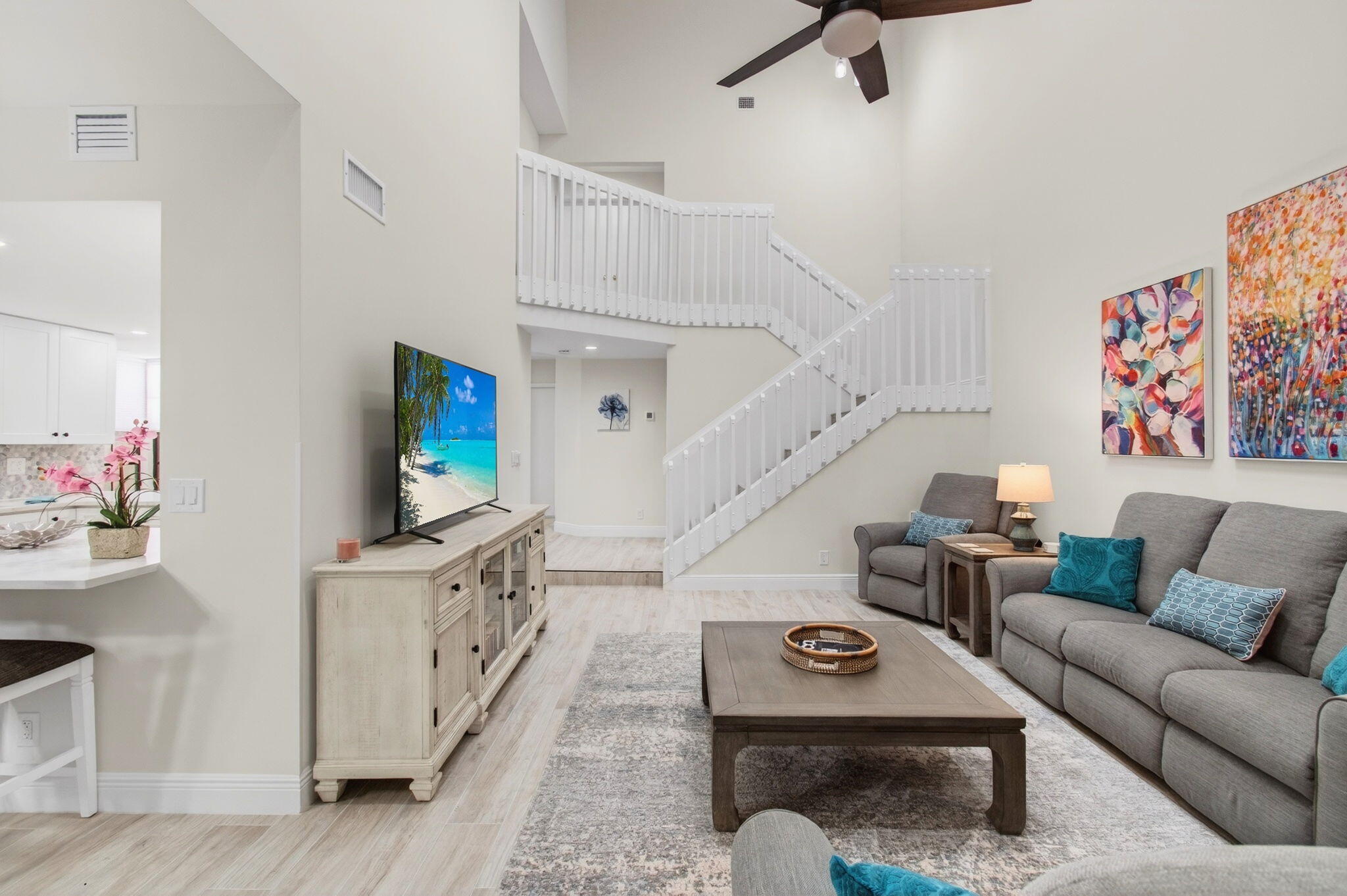 7727 La Mirada Drive Boca Raton, FL 33433 - Photo 18 of 91 a living room with furniture and a flat screen tv