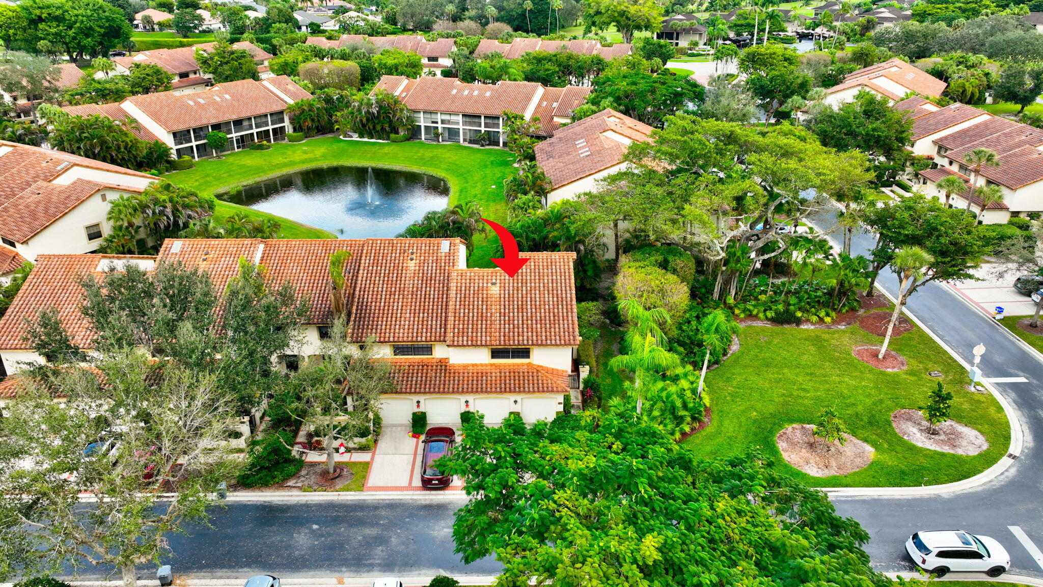 7727 La Mirada Drive Boca Raton, FL 33433 - Photo 77 of 91 an aerial view of residential houses with outdoor space and trees