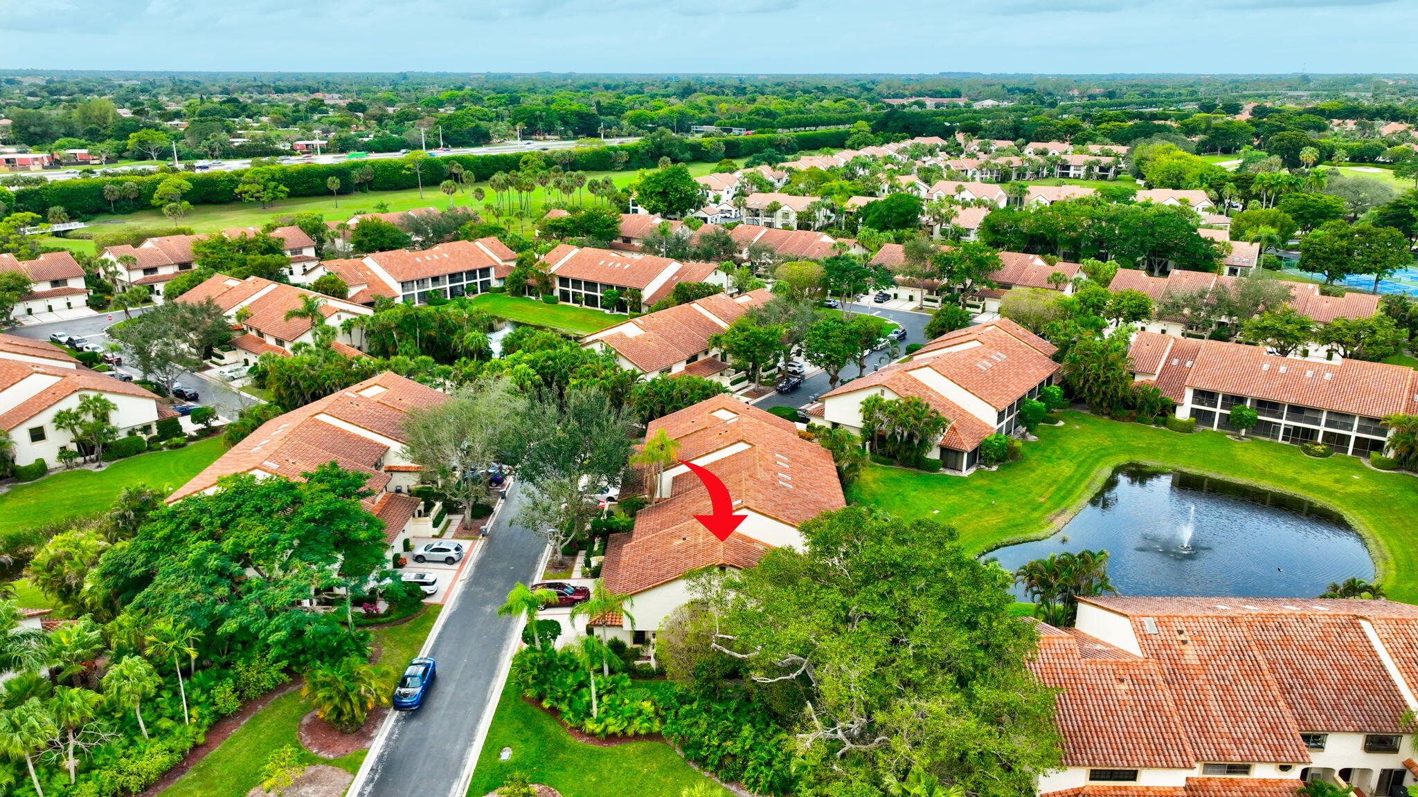 7727 La Mirada Drive Boca Raton, FL 33433 - Photo 86 of 91 an aerial view of residential houses with outdoor space and lake view