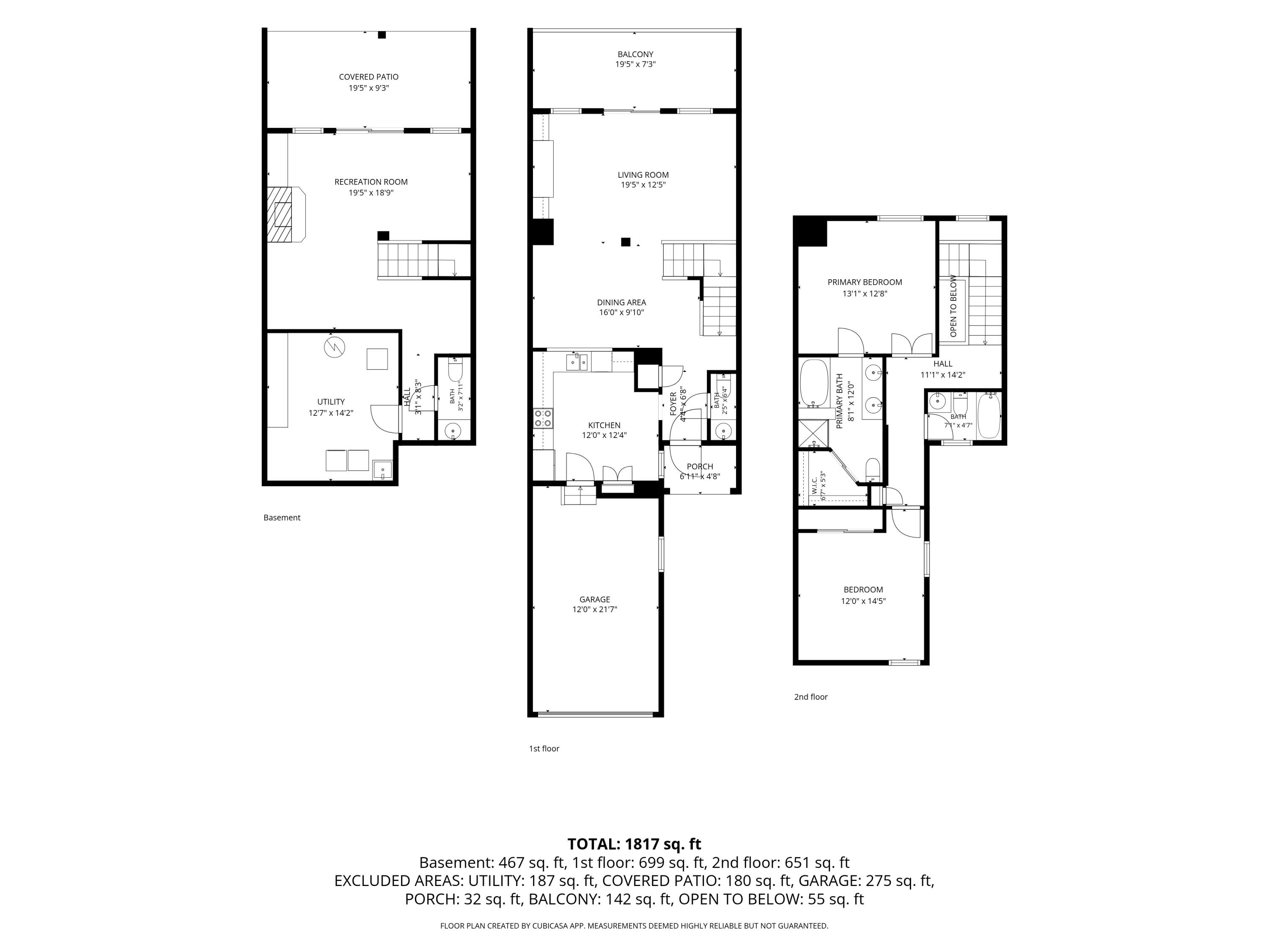 152 Hidden Ridge Court Newport, KY 41076 - Photo 41 of 44 2D Floor Plan for 152 Hidden Ridge_ALL F
