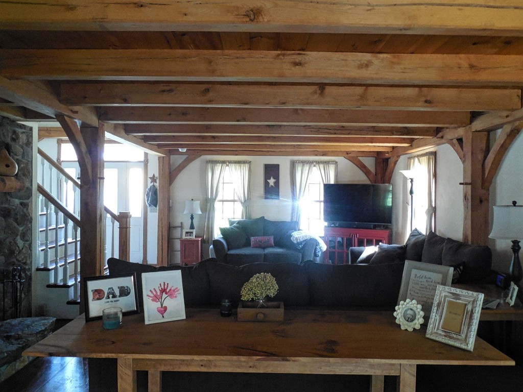 2860 Greenwich Road Hardwick, MA 01082 - Photo 15 of 28 a living room with furniture and a flat screen tv