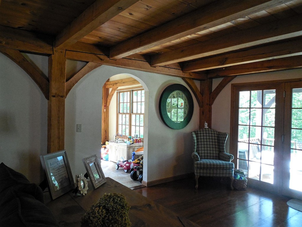 2860 Greenwich Road Hardwick, MA 01082 - Photo 17 of 28 a living room with a baby crib furniture and a window
