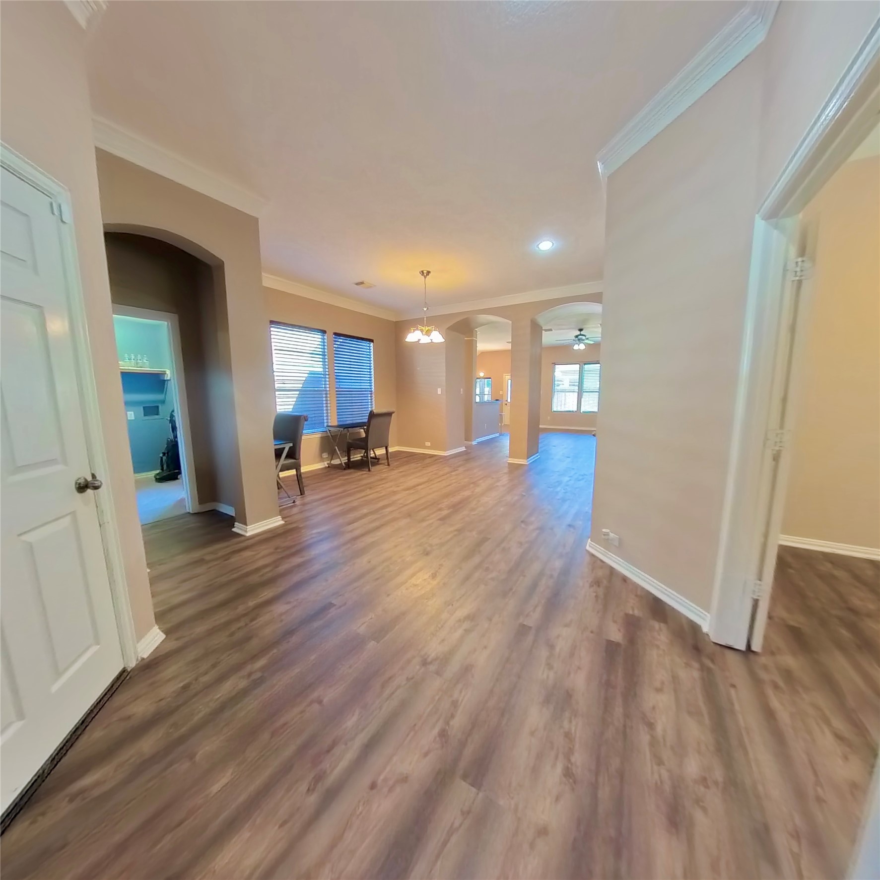 30938 Blue Ridge Park Lane Spring, TX 77386 - Photo 12 of 32 a view of a hallway with wooden floor