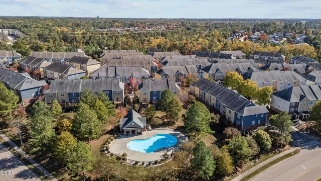 a ocean view with a house