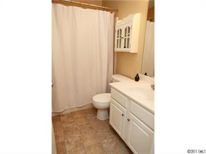 215 Dawn Mist Lane, Unit 215 Fort Mill, SC 29708 - Photo 15 of 16 a bathroom with a toilet a sink and a mirror