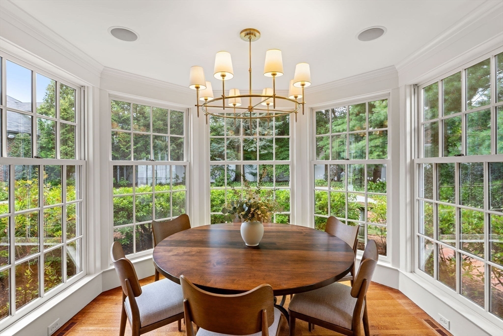 20 Foxcroft Road Winchester, MA 01890 - Photo 9 of 42 a view of a dining room with furniture window and wooden floor