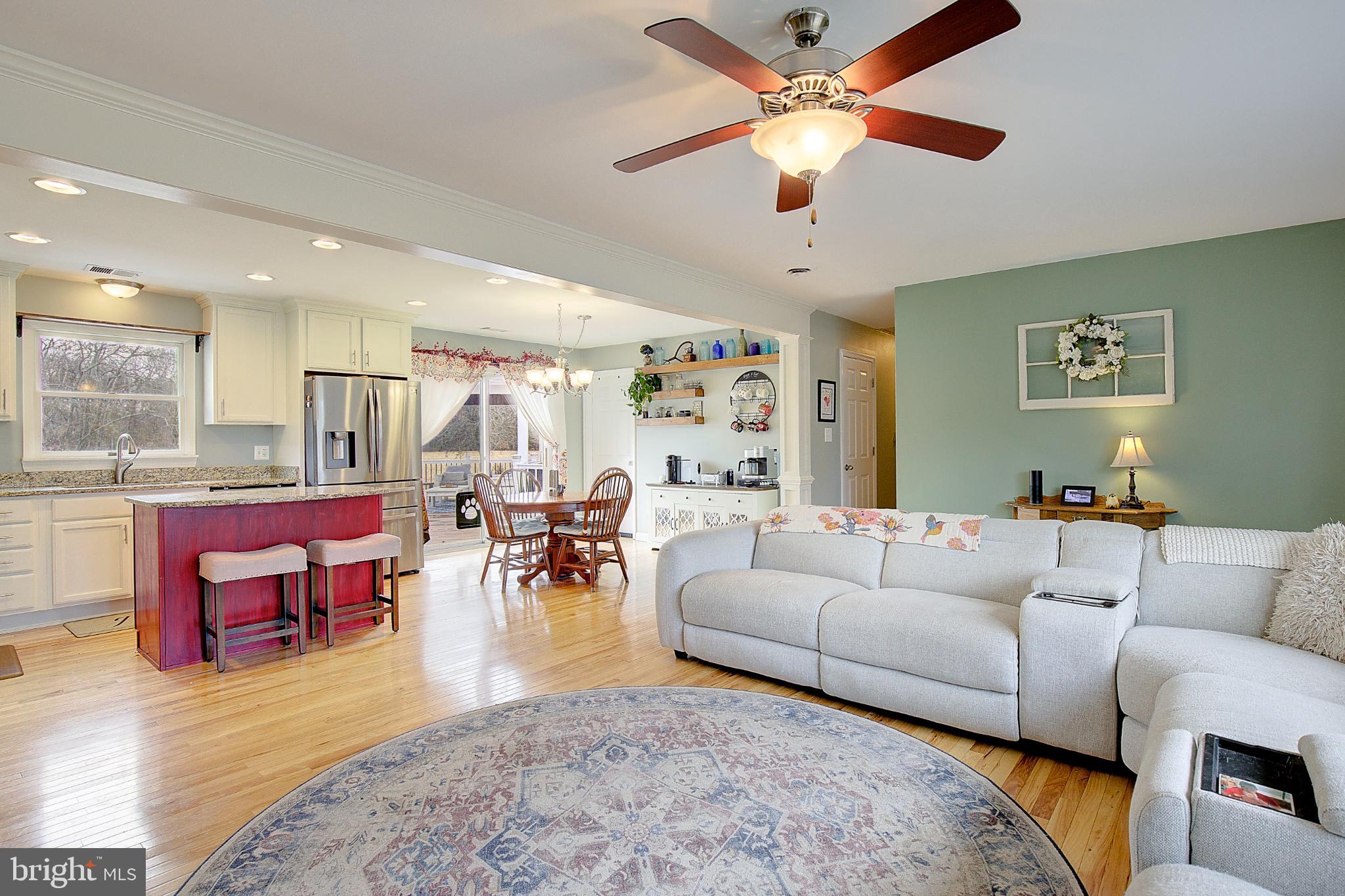 3406 Horn Road Huntingtown, MD 20639 - Photo 12 of 74 Bright and inviting open-concept living space.