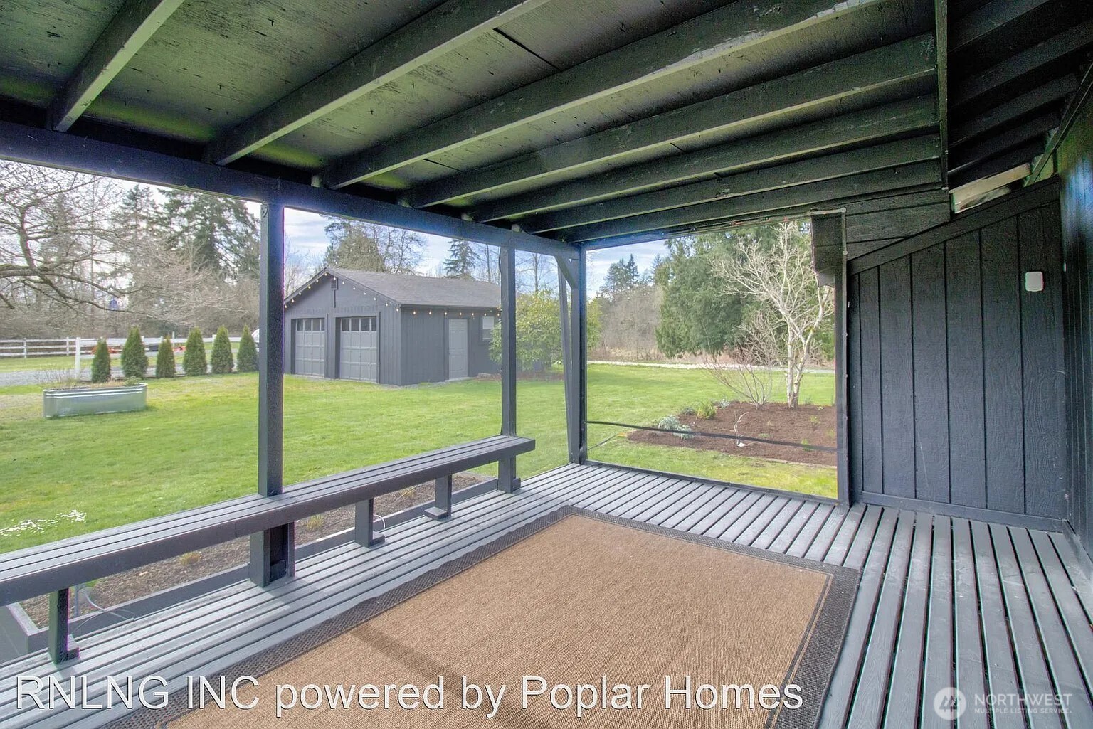 Undisclosed Address Redmond, WA 98052 - Photo 17 of 31 a view of porch with a big yard