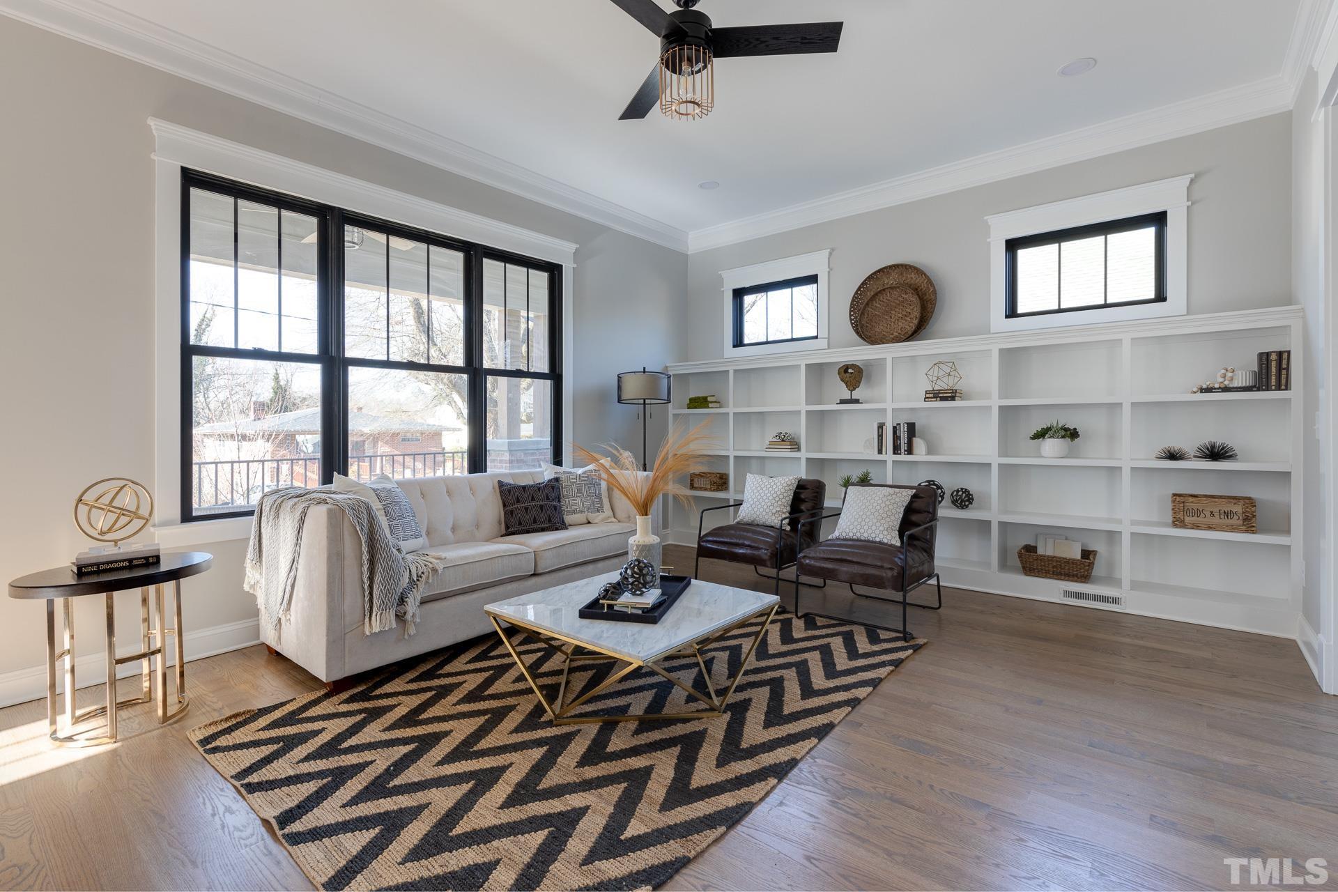 1010 Onslow Street Durham, NC 27705 - Photo 5 of 30 a living room with furniture and a large window