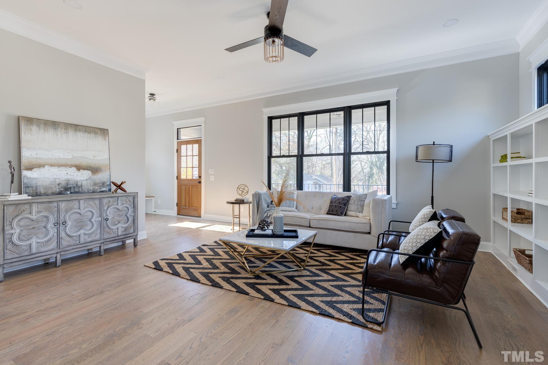 1010 Onslow Street Durham, NC 27705 - Photo 6 of 30 a living room with furniture and wooden floor