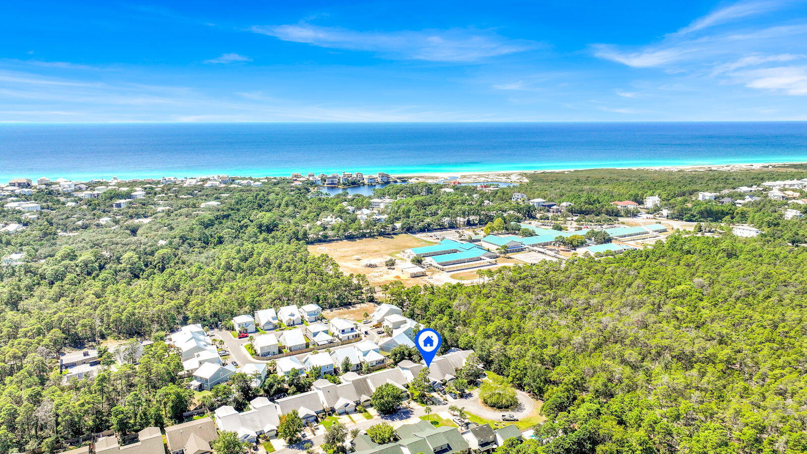231 Vía Largo, Unit 39B Santa Rosa Beach, FL 32459 - Photo 42 of 50 a view of city and ocean