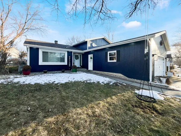 a backyard of a house