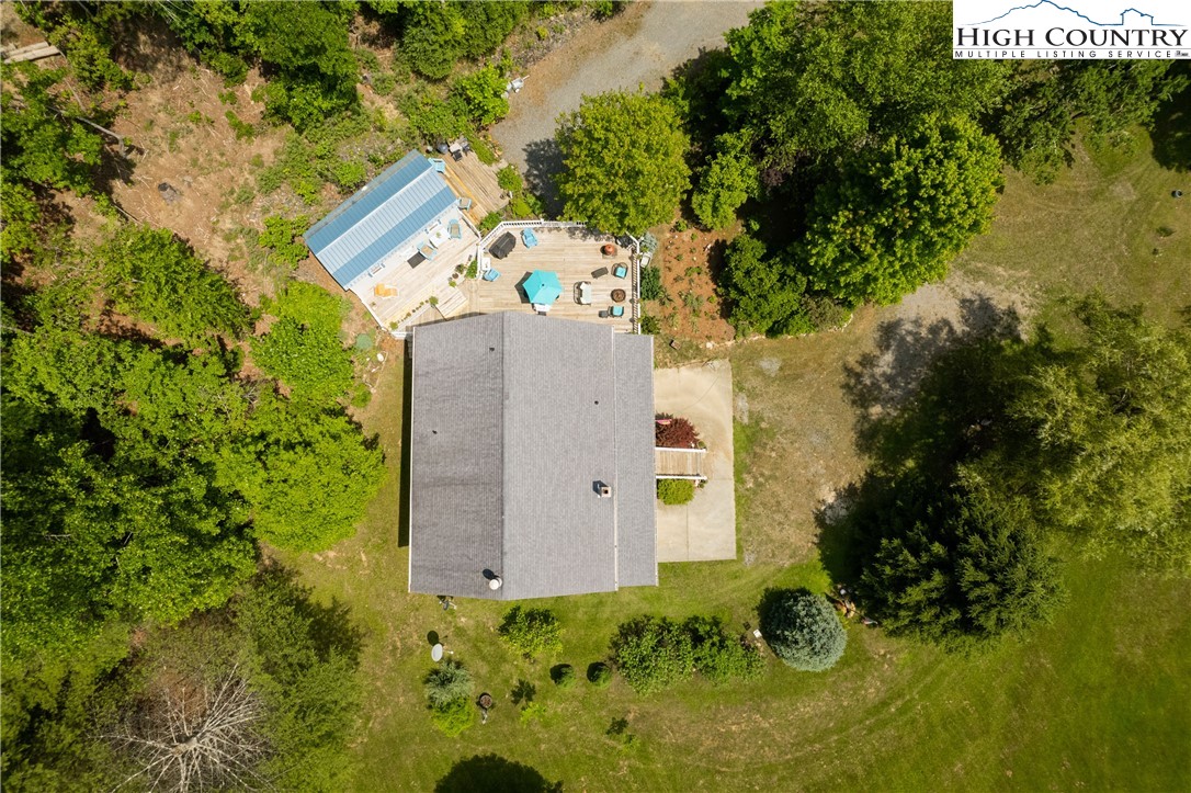 624 Wildcat Ridge Road Deep Gap, NC 28618 - Photo 4 of 50 an aerial view of a house with a yard