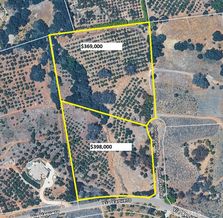 14 Via Vaquero Road Temecula, CA 92590 - Photo 5 of 14 Aerial for Both Parcels