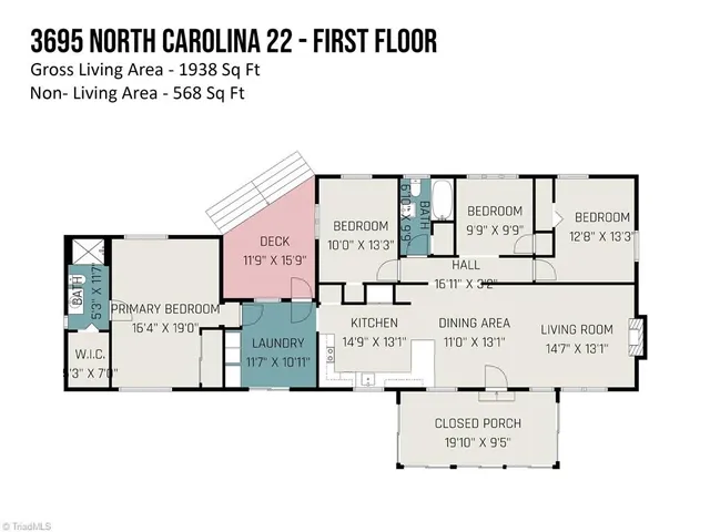 $359,900 | 3695 Highway 22, Bennett, NC 27208