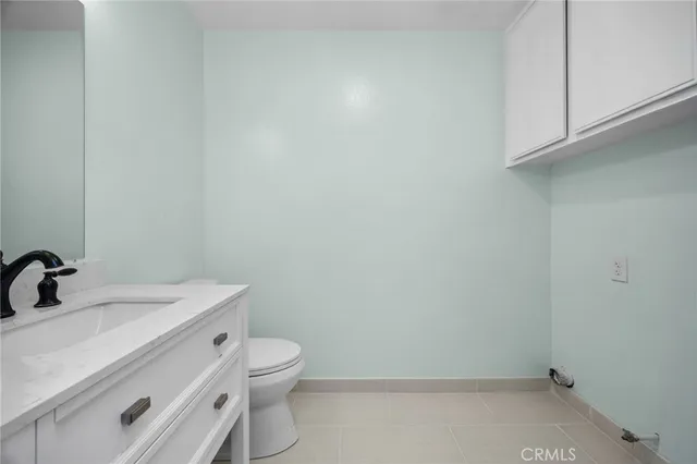 a view of a hallway with a chandelier