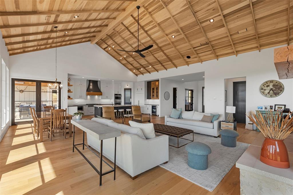 477 Wolf Creek Road Lorena, TX 76655 - Photo 8 of 40 a living room with furniture and a clock