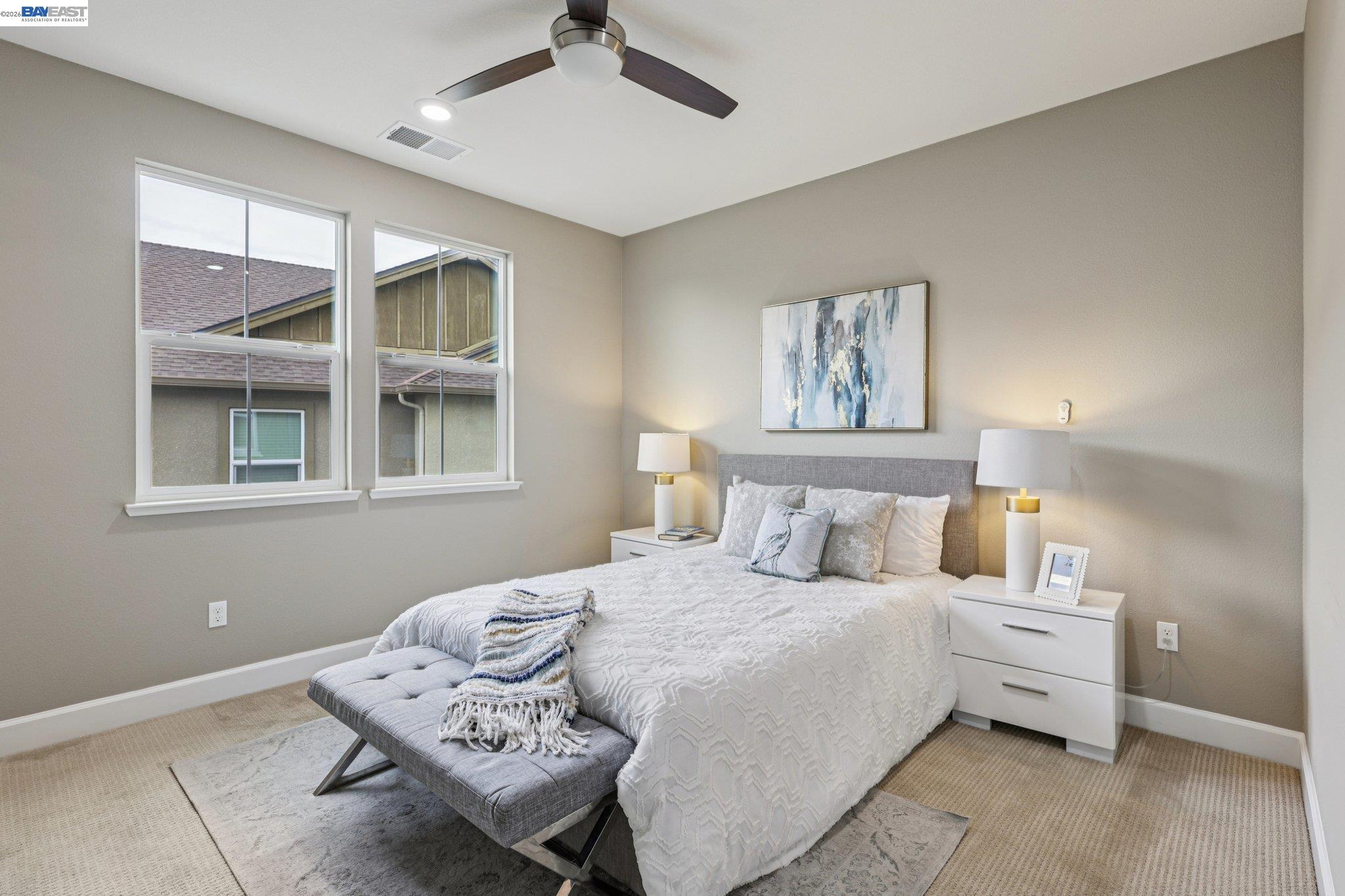 4022 Windsor Way Dublin, CA 94568 - Photo 21 of 55 a bedroom with a bed and a window