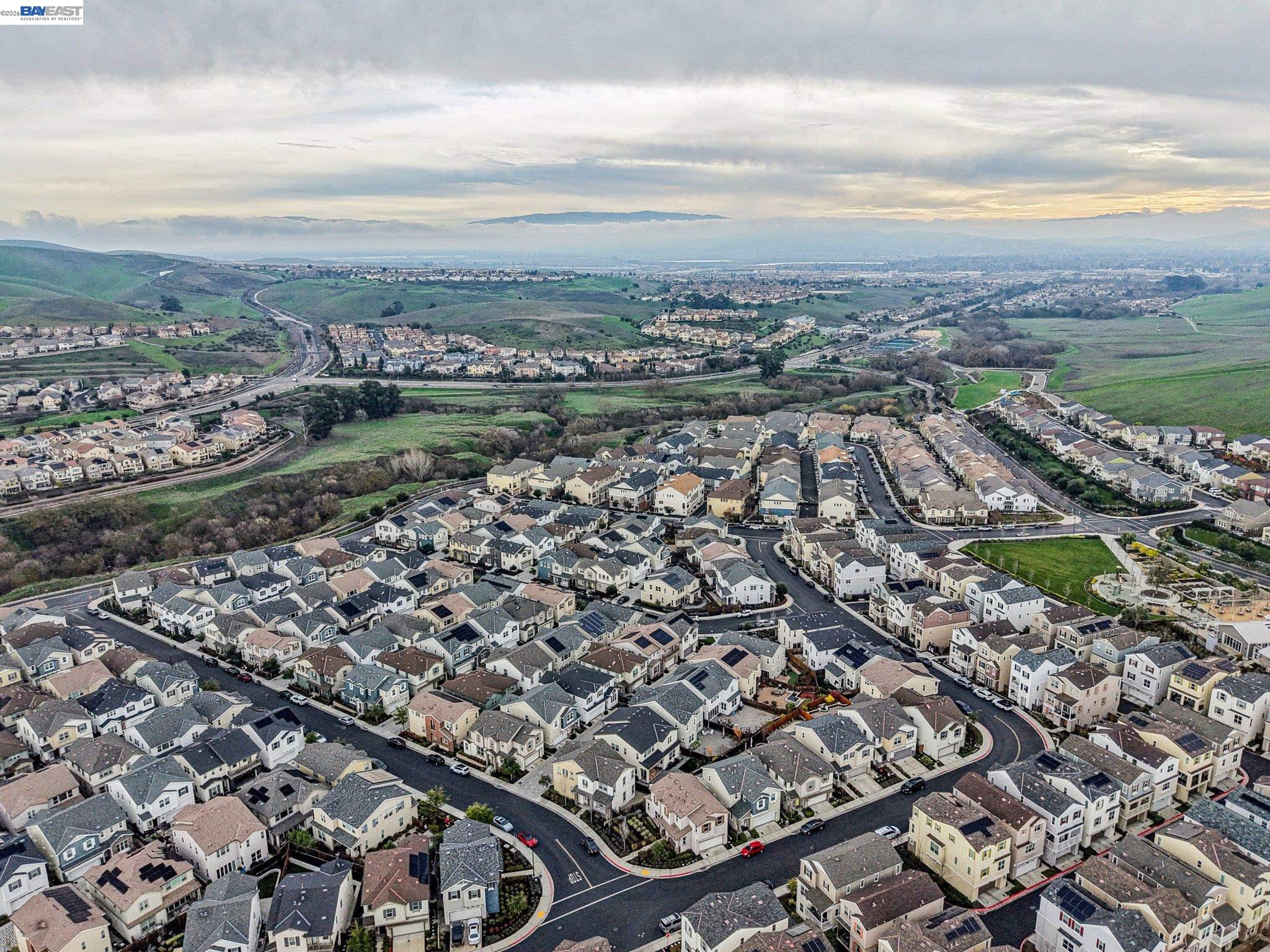 4022 Windsor Way Dublin, CA 94568 - Photo 29 of 55 an aerial view of a city