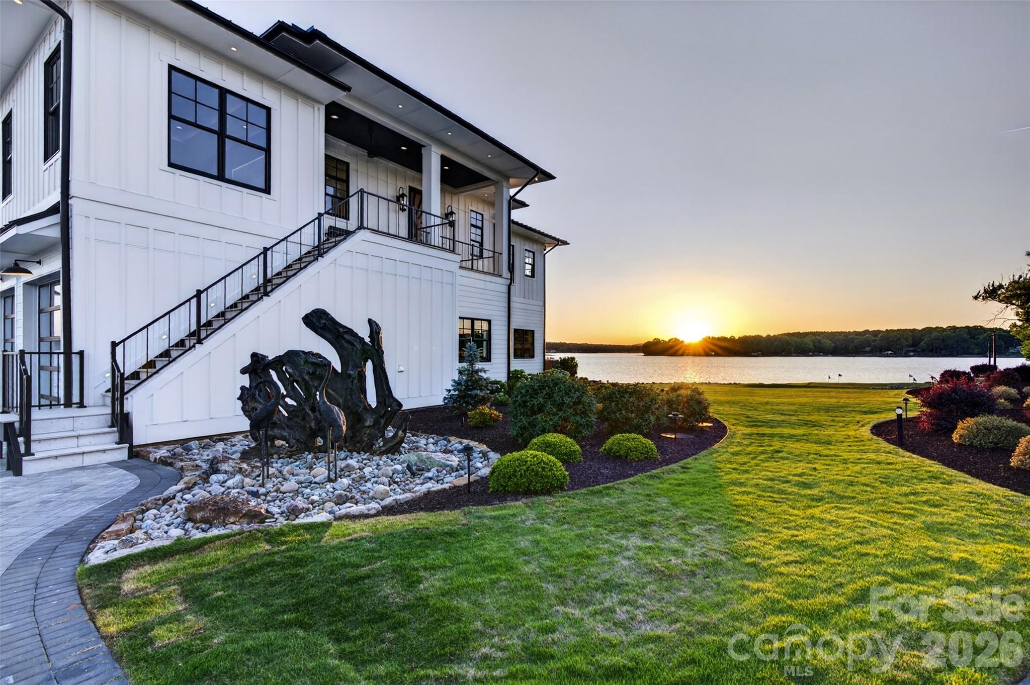 4835 Kiser Island Road Terrell, NC 28682 - Photo 45 of 48 a view of a house with a garden