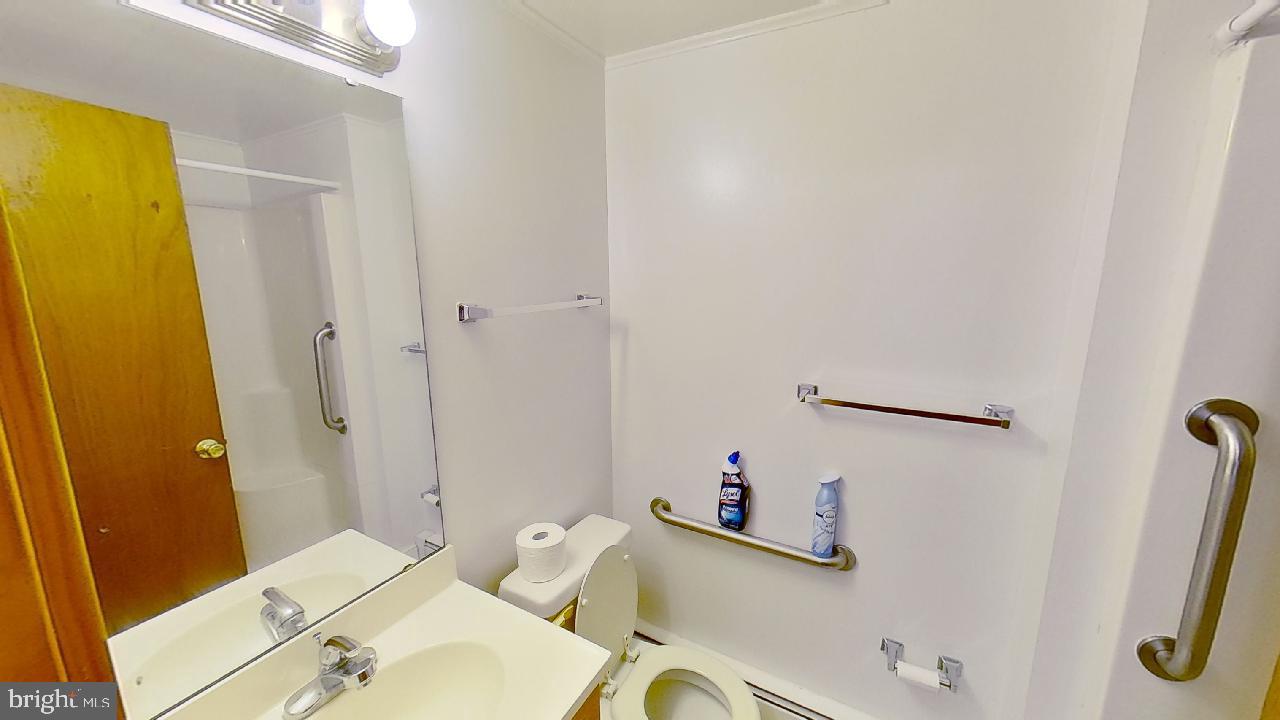 42464 Fairgrounds Road Leonardtown, MD 20650 - Photo 11 of 33 a bathroom with a sink and a shower