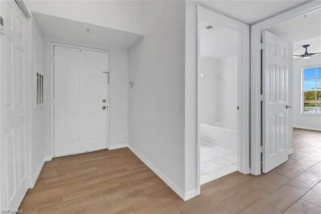 a view of empty room