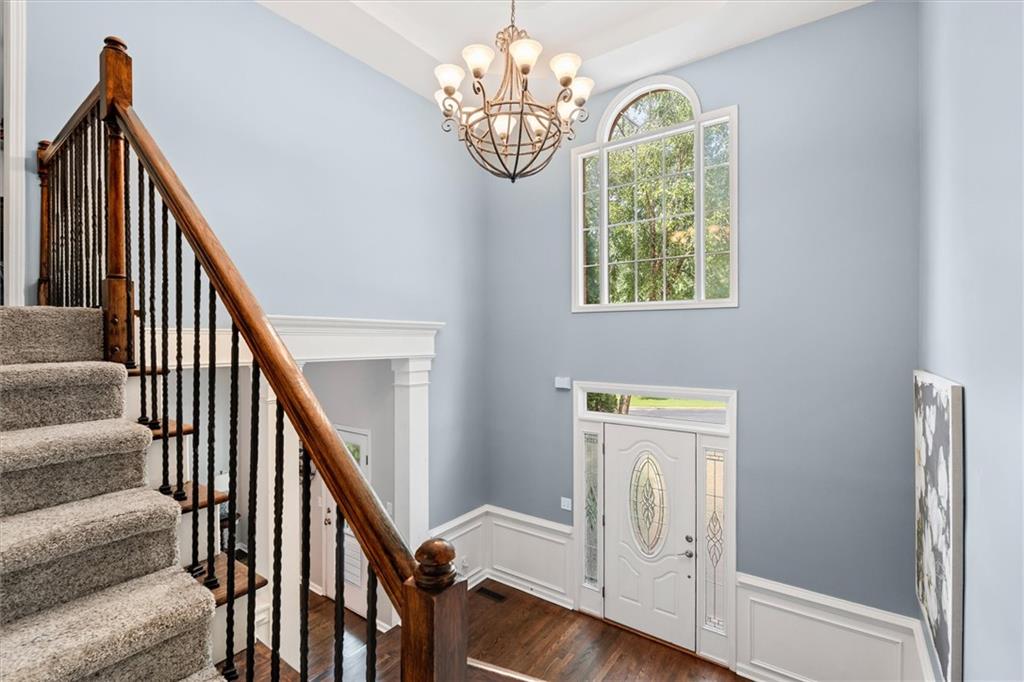 326 Senators Ridge Drive Dallas, GA 30132 - Photo 5 of 37 a view of entryway with wooden floor