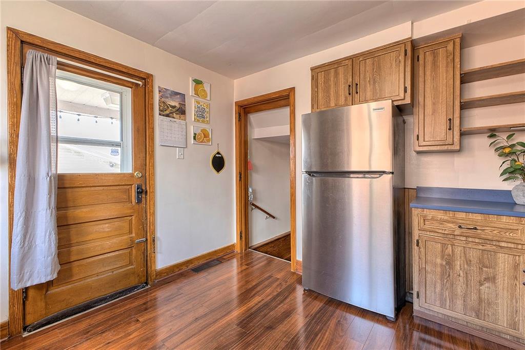 155 Lenox Street Uniontown, PA 15401 - Photo 15 of 32 a view of kitchen with wooden floor and electronic appliances