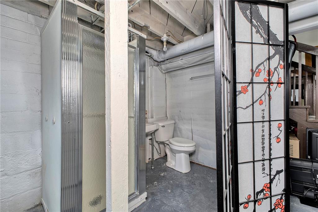 155 Lenox Street Uniontown, PA 15401 - Photo 28 of 32 a bathroom with a toilet and a shower