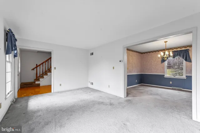 a view of an empty room