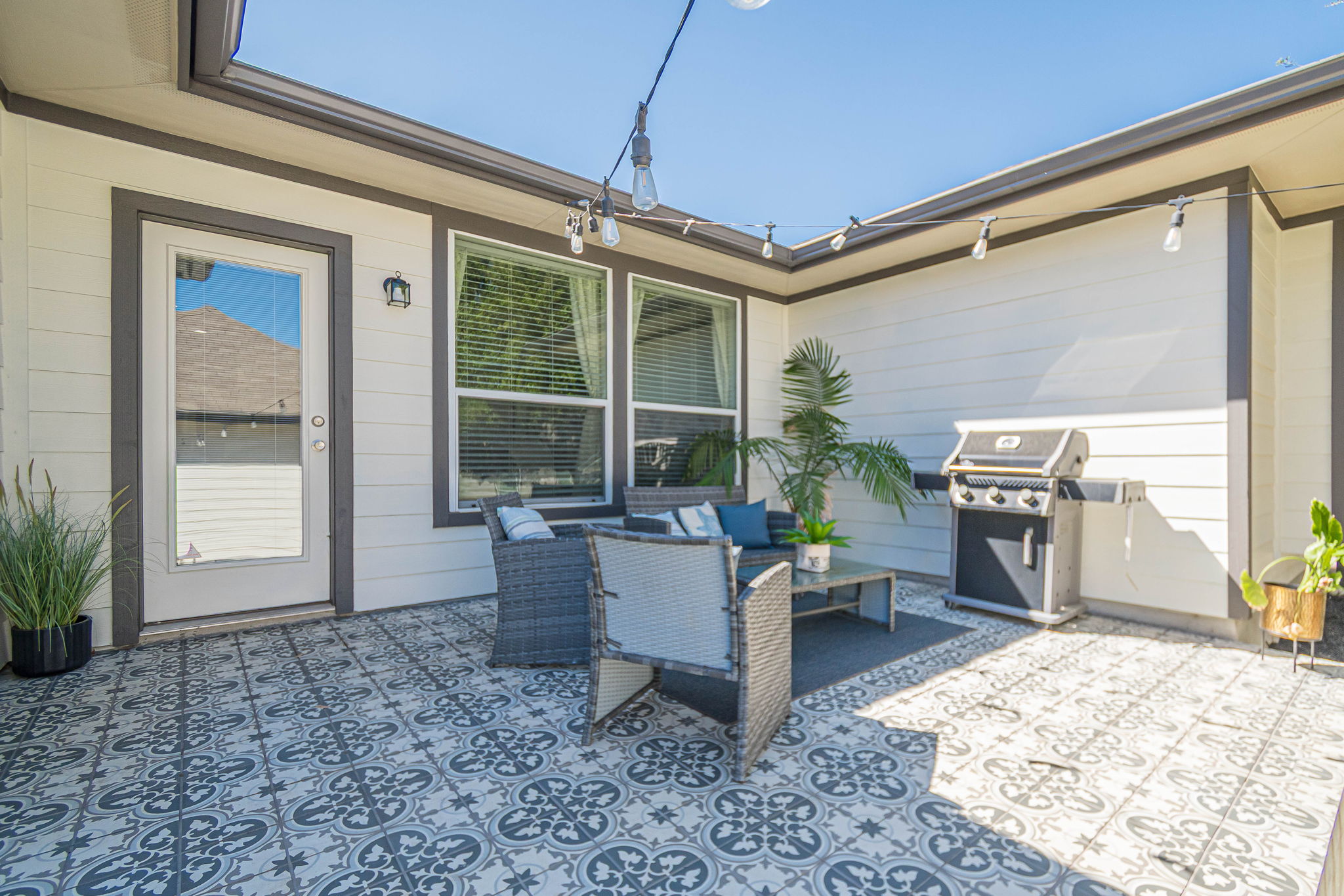 1031 Powell Kyle, TX 78640 - Photo 33 of 40 View of patio / terrace featuring an outdoor hangout area and a grill