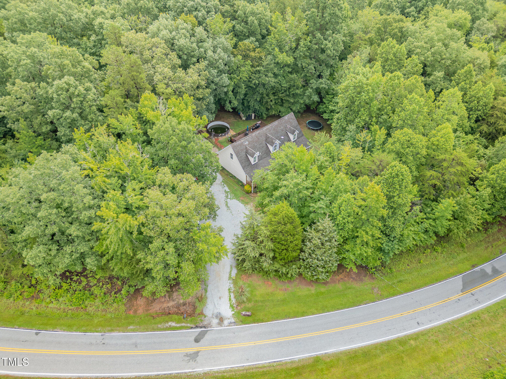 1176 Stoney Mountain Road Rougemont, NC 27572 - Photo 42 of 44 a view of a yard with a tree