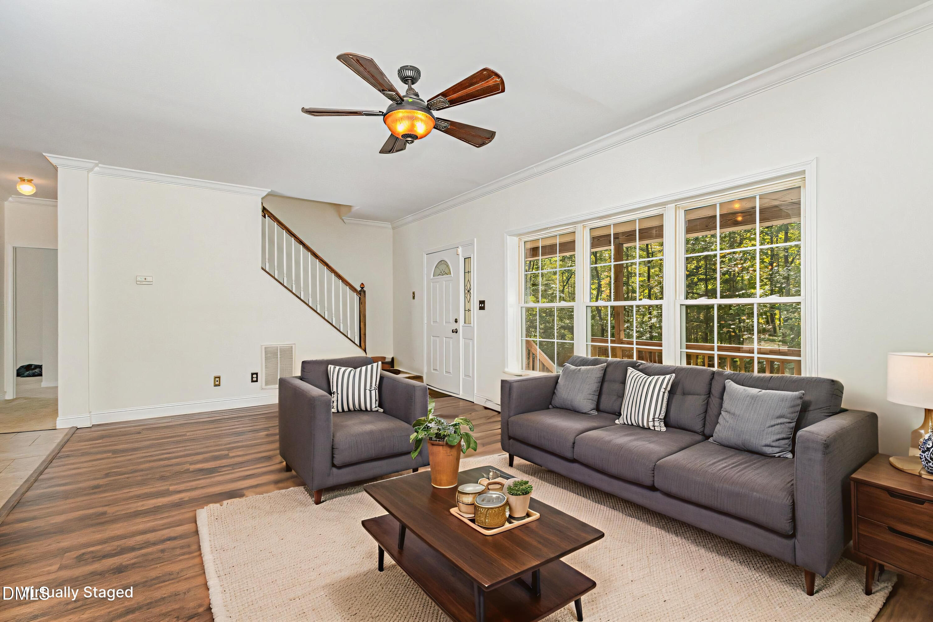 1176 Stoney Mountain Road Rougemont, NC 27572 - Photo 4 of 44 a living room with furniture and a large window