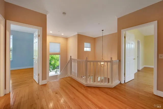 a view interior of a house with wooden floor
