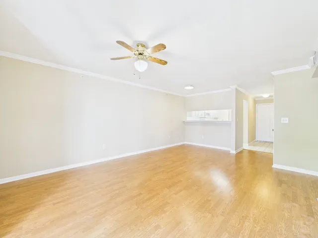 a view of an empty room