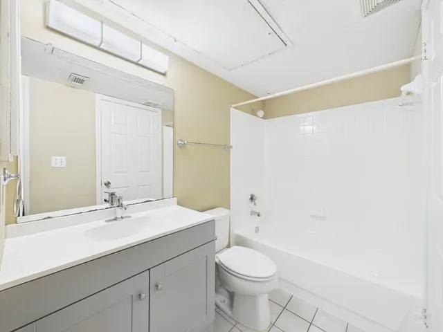 a view of small space with racks on the wall