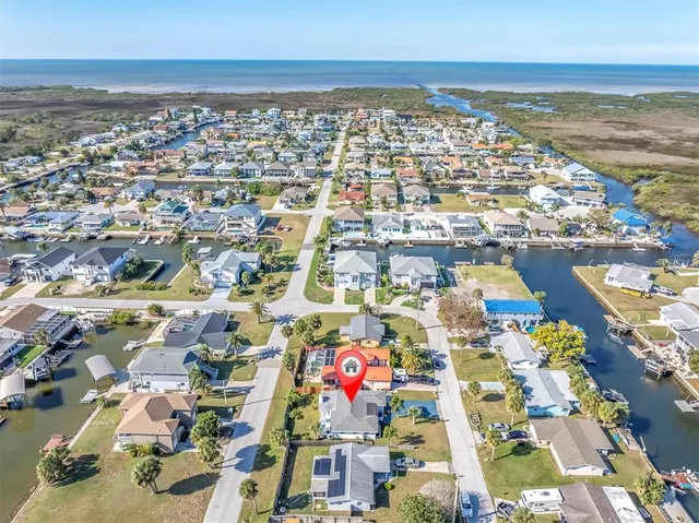 a view of city and ocean