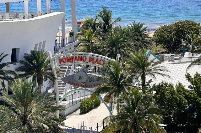an aerial view of a house with a garden view