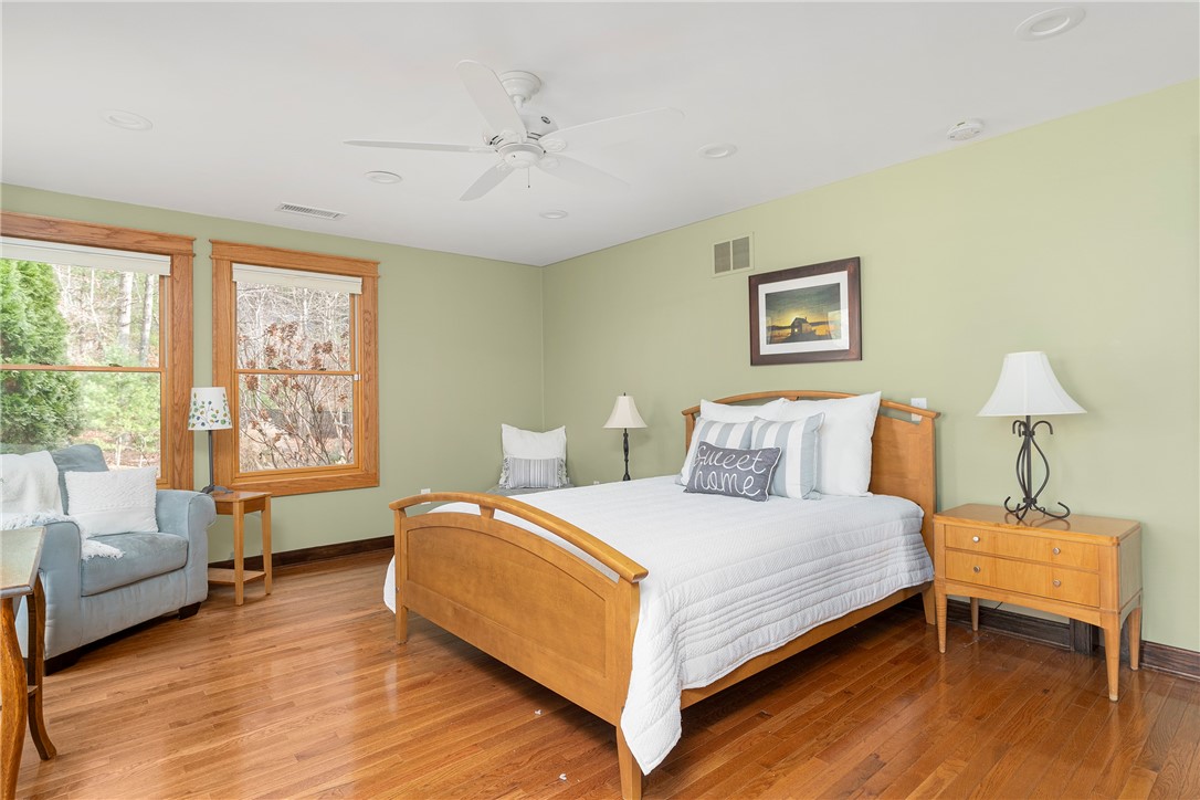 267 Widow Sweets Road Exeter, RI 02822 - Photo 11 of 46 First floor Master bedroom with lovely hardwoods