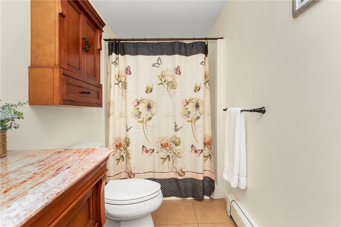 267 Widow Sweets Road Exeter, RI 02822 - Photo 27 of 46 Main house lower level bathroom with shower