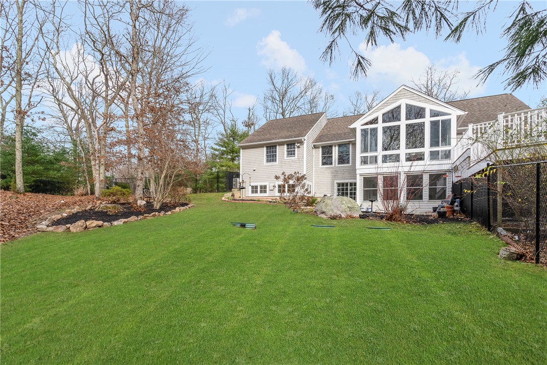 267 Widow Sweets Road Exeter, RI 02822 - Photo 40 of 46 View from the backyard looking toward the house