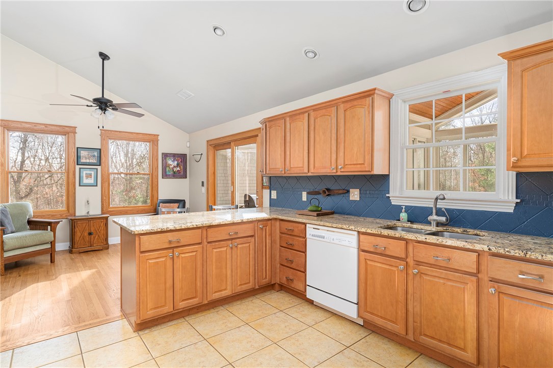 267 Widow Sweets Road Exeter, RI 02822 - Photo 7 of 46 Spacious kitchen with granite counters and ample storage