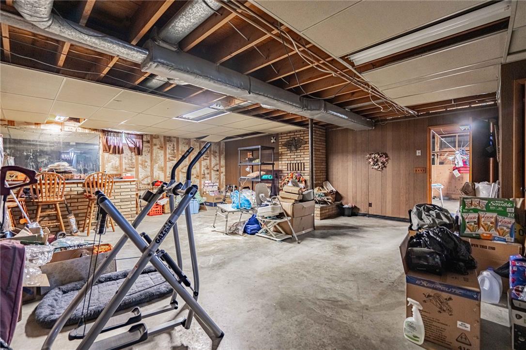 579 Cherry Road Northampton, PA 18067 - Photo 37 of 57 A spacious, partially finished basement offers endless possibilities for customization and additional living areas.