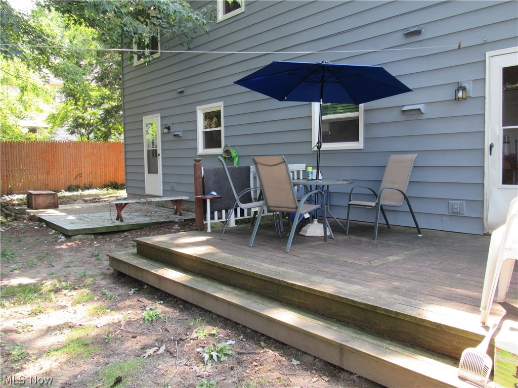 48-50 Hurst Road Painesville, OH 44077 - Photo 28 of 34 Both rear areas! Unit #50 has the wooden deck!