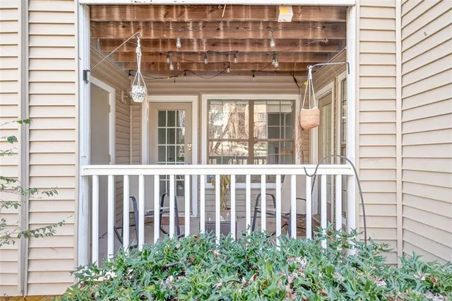 a view of a house with a porch
