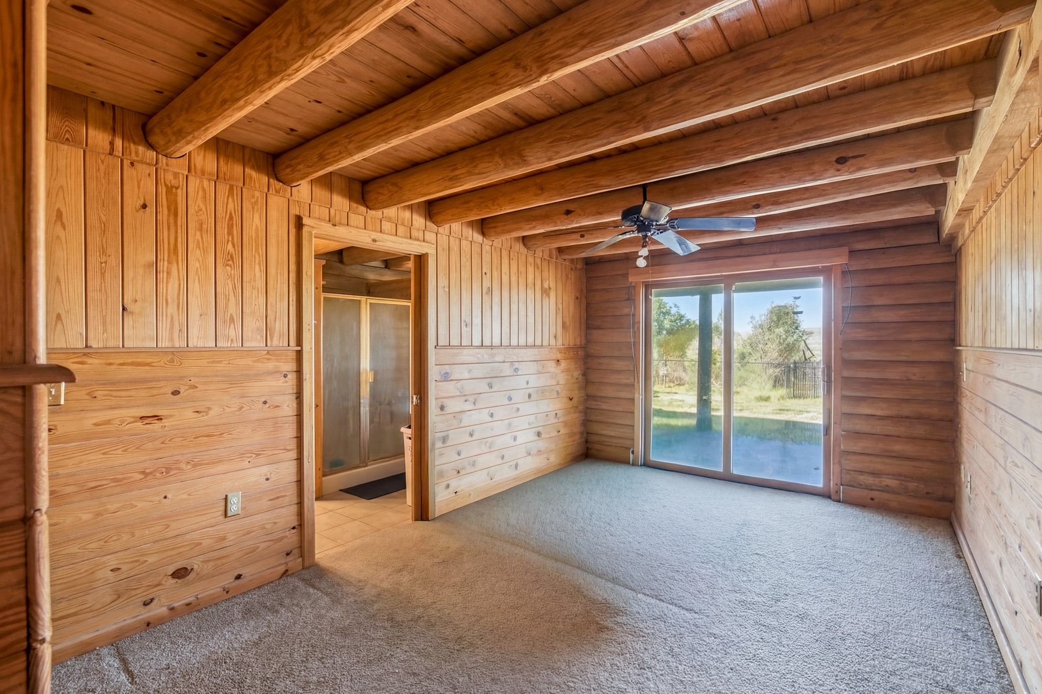 6347 Old Goliad Road Goliad, TX 77963 - Photo 23 of 42 a view of an empty room with a fireplace