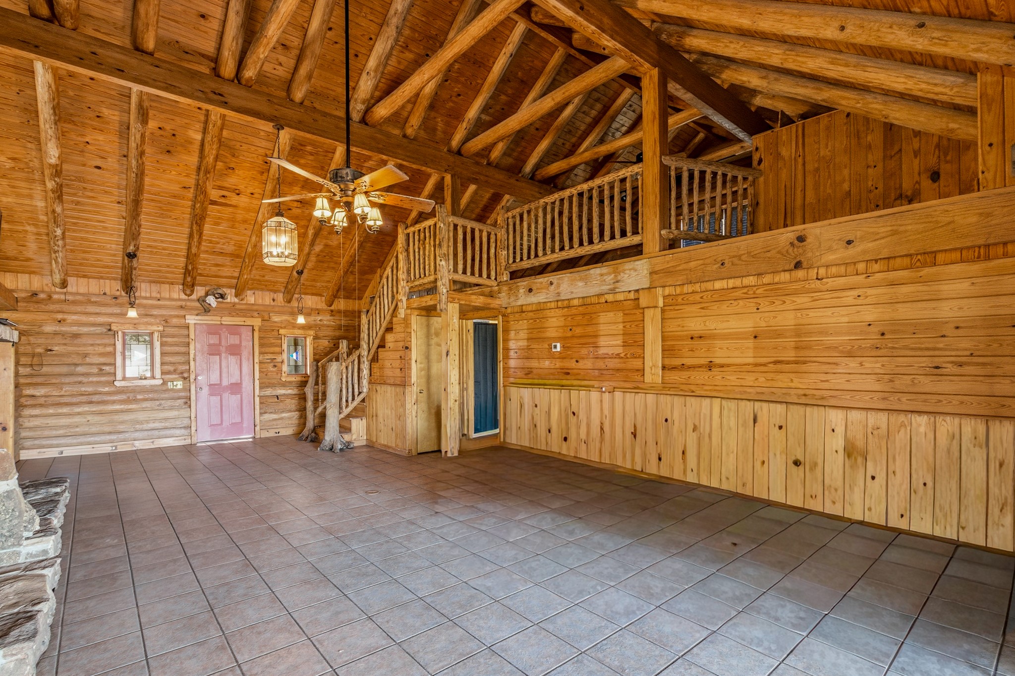 6347 Old Goliad Road Goliad, TX 77963 - Photo 27 of 42 a view of a room with wooden walls