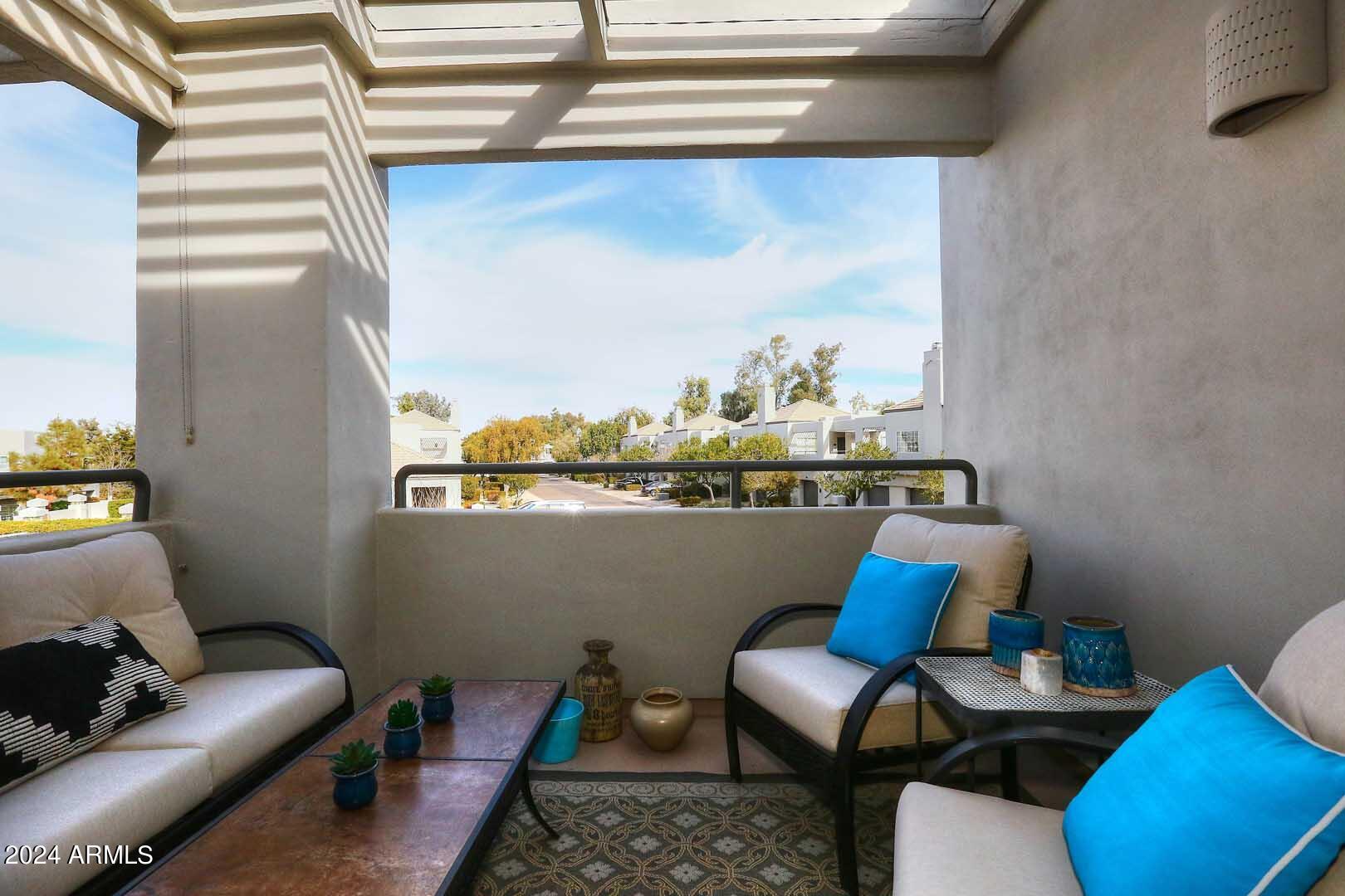 7710 East Gainey Ranch Road, Unit 229 Scottsdale, AZ 85258 - Photo 29 of 49 Covered Balcony